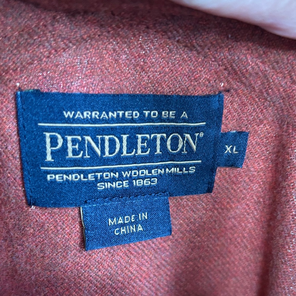 Pendleton Men's Rust Casual Button-Down Shirt - image 2